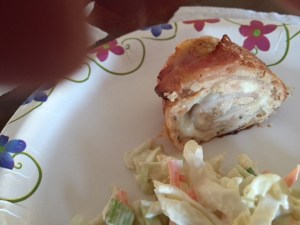 kickn chicken sliced